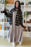 Paloma Pouf Layering Dress Mocha